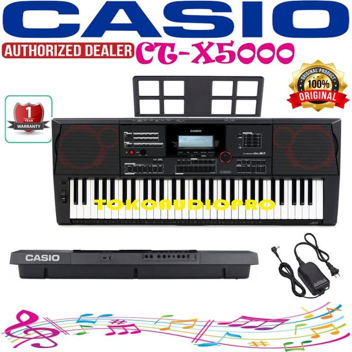 Casio Ctx5000 61-Key Keyboard Paket Casio Ctx-5000 Casio Ct-X5000 Co
