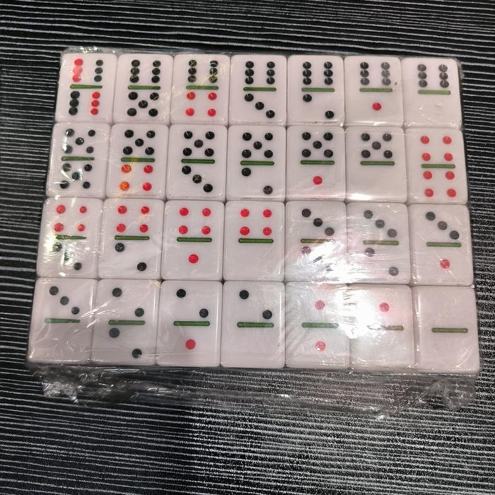 Mahjong domino,domino batu dominoes isi 28pc
