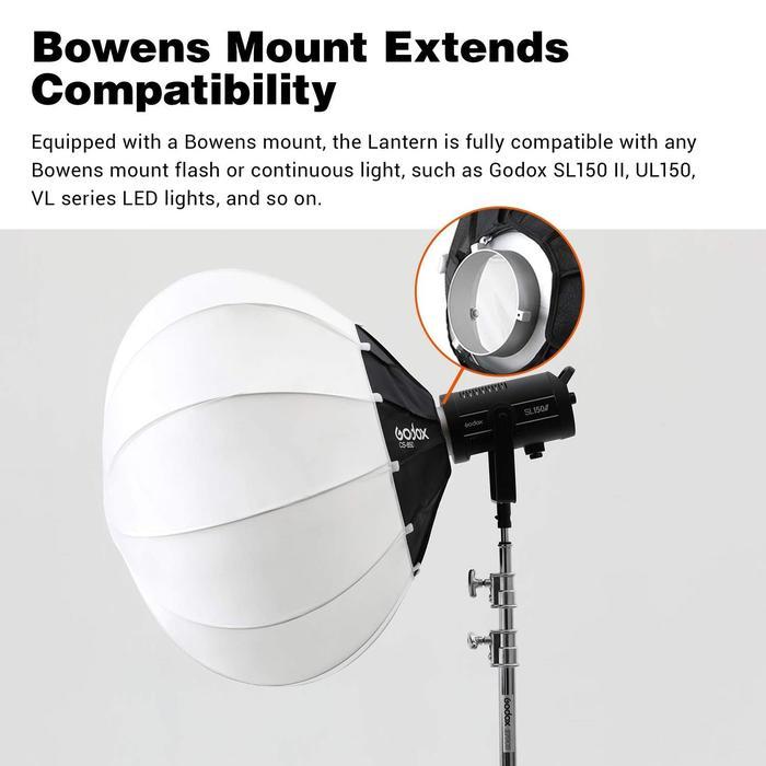 Godox CS-50D Collapsible Lantern Softbox 50cm Bowens Mount CS50D