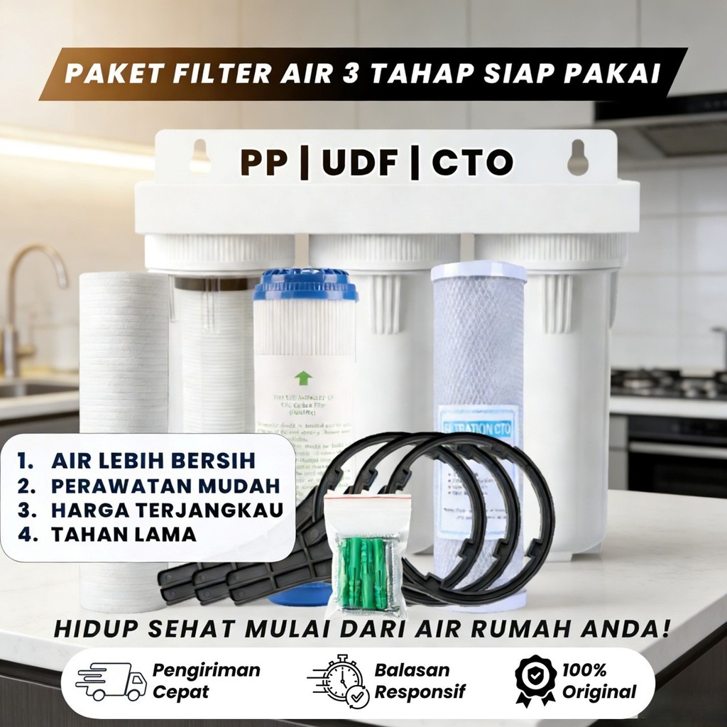 Filter Air Sumur / Filter Air Keruh /Paket Filter Air - DER DOLY