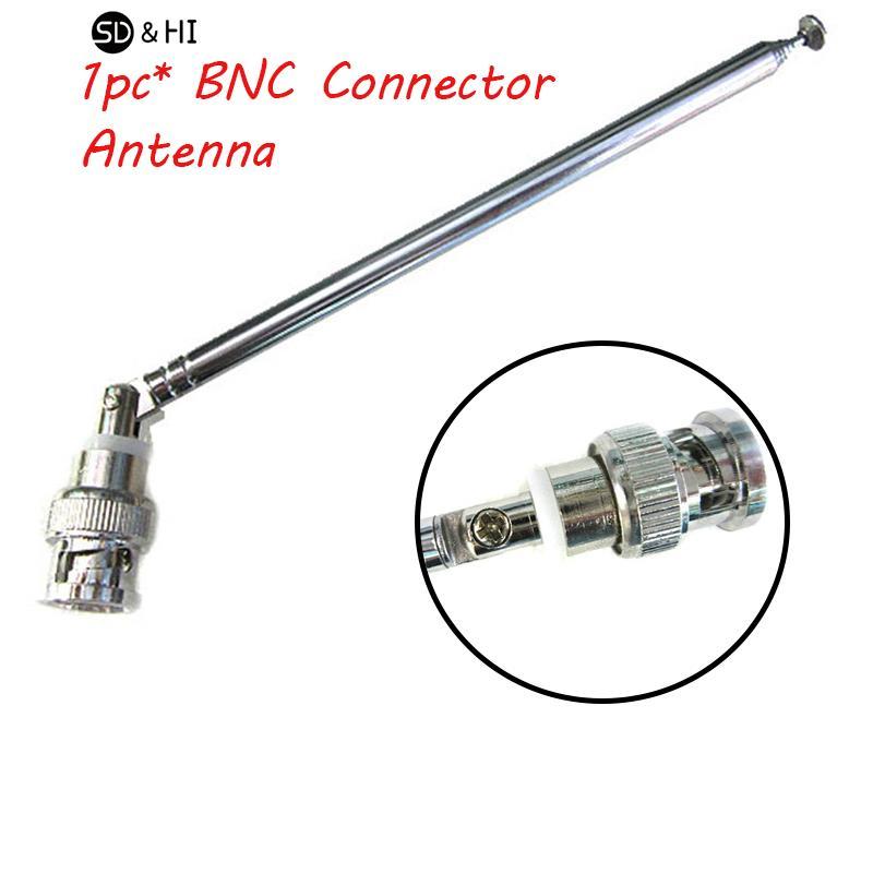 1Pc 360 Degrees 765Mm Telescopic Antenna Q9 Connector Portable Fm Radio Scanner Vhf Uhf Tw