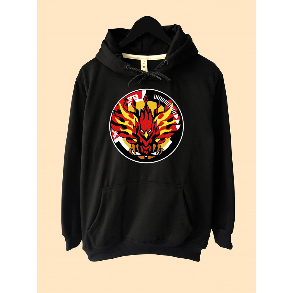 Jaket Hoodie Anime Beyblade X Gear Chip logo Phoenix Wing