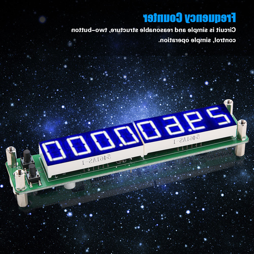 FREQUENCY COUNTER FREQUENCY METER PLJ-8LED-H RF SIGNAL FREQUENCY COUNTER CYMOMETER TESTER MODULE