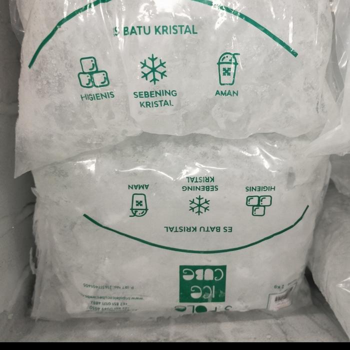 (PROMO RAMADHAN) 3 TRI POLE ICE CUBE ES BATU KRISTAL 5KG PREMIUM TERMURAH TERLARIS