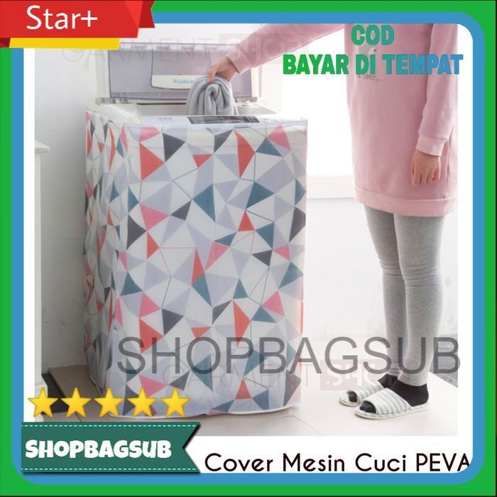 TERMURAH Cover Mesin Cuci 1 Tabung Buka Atas Sarung Penutup Tutup Cover Mesin Cuci 1 2 Tabung Bukaan