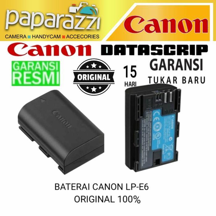BATERAI CANON LP-E6 ORIGINAL / BATTERY CANON LP-E6 ORIGINAL