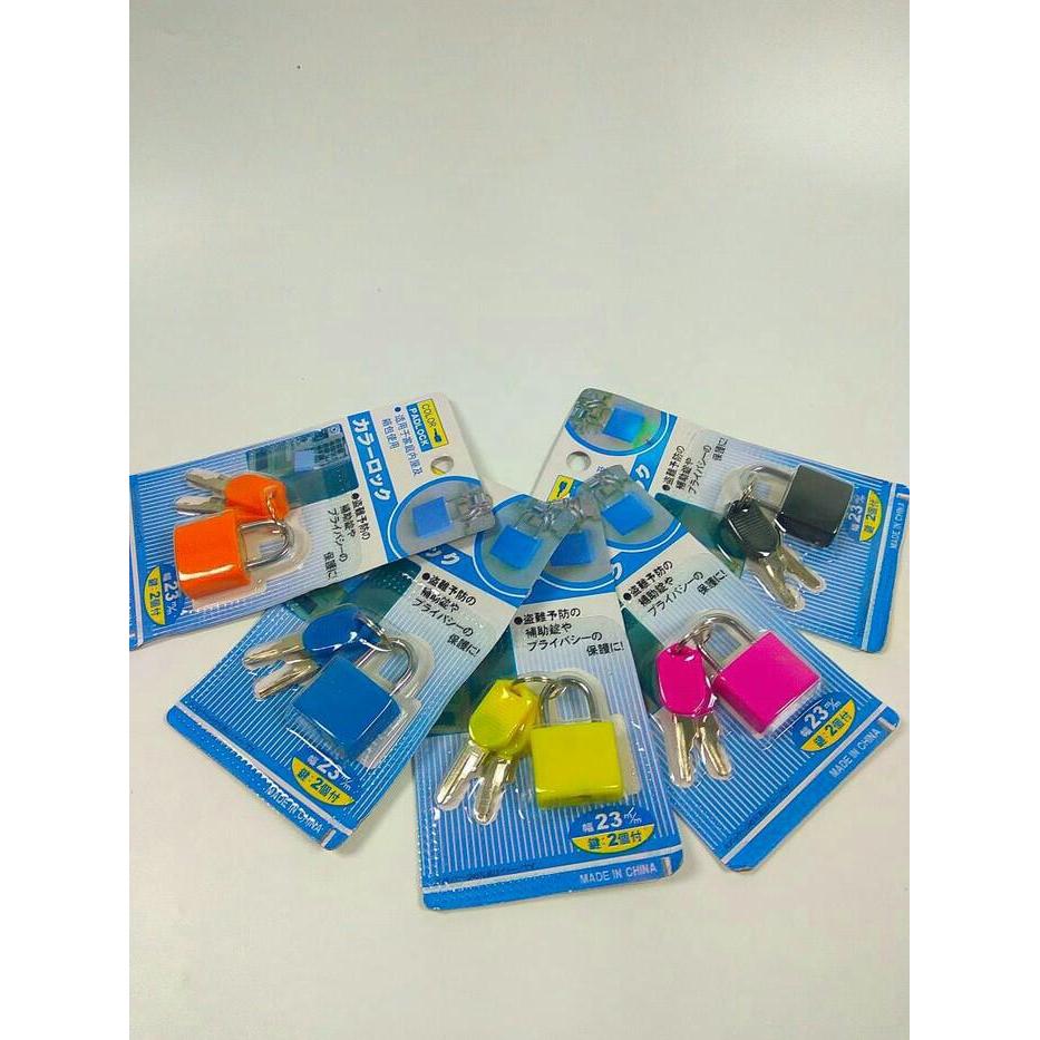 "New" Gembok koper kecil warna warni