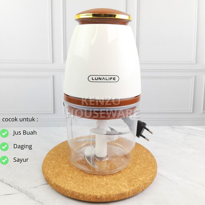 Chopper Blender Listrik Food Juicer Alat Penggiling Daging Bumbu Buah