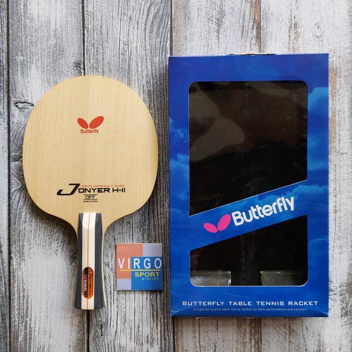 Butterfly Jonyer H-II kayu blade bat bet pingpong 100%Original