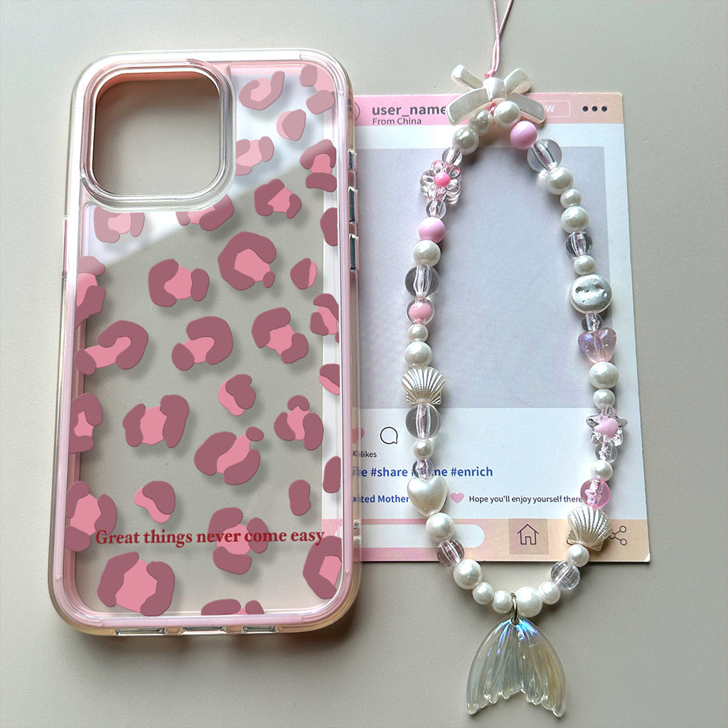 Aesthetic Girl Leopard Pink Luxury Casing Hp Vivo Y31d Pro Z11X Z11 T5 Z11X Y11d Y31d Pro V70 Y05 V6