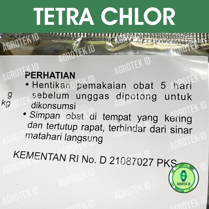 Sale Terlaris Tetra Chlor Serbuk 10 Gram Obat Korisa Kolera Crd Ayam