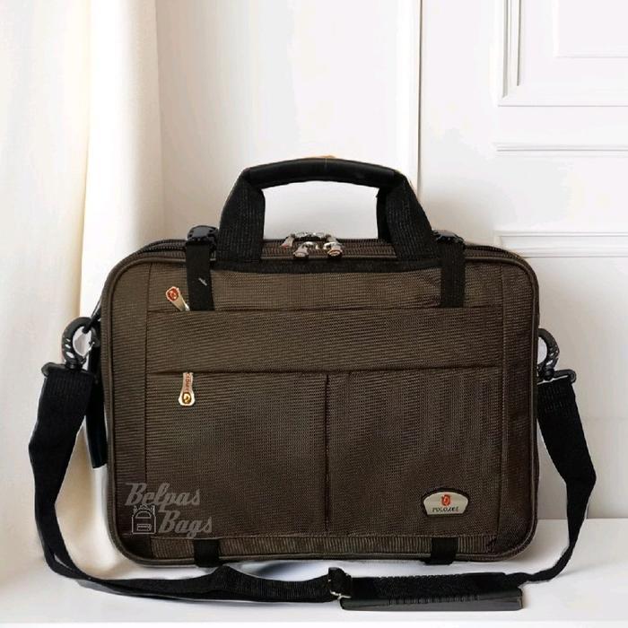 Tas kerja tas kantor selempang ransel tas laptop multifungsi 3 in1 polo Ace