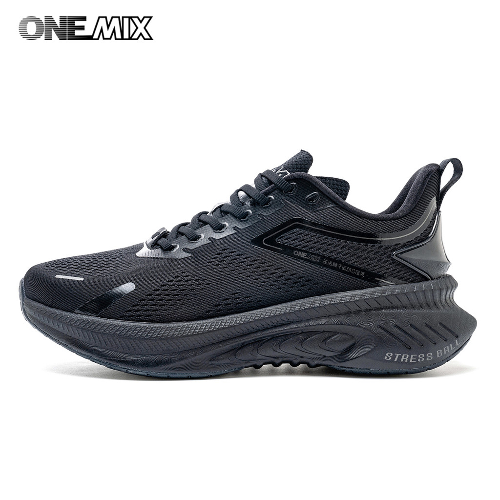 Onemix New Style Autumn Winter Men Running Shoes Ourdoor Jogging Cushioning Breathable Elastic