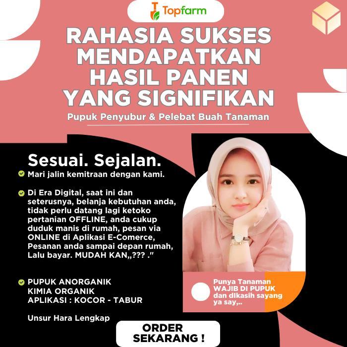 PUPUK KELAPA SERBUK - PUPUK PENYUBUR TANAMAN KELAPA / PELEBAT BUAH POHON KELAPA / PEMBESAR BUAH