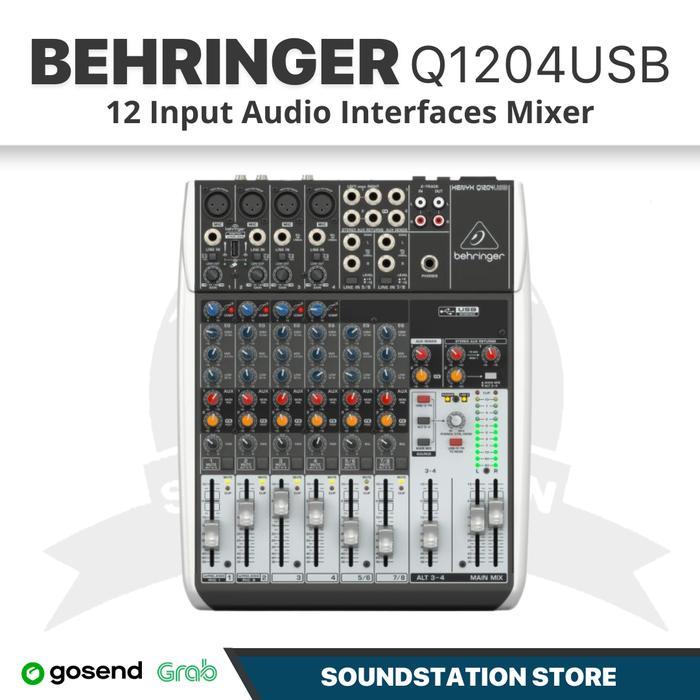 BEHRINGER XENYX Q1204USB Q1204 USB MIXER AUDIO INTERFACE ORIGINAL