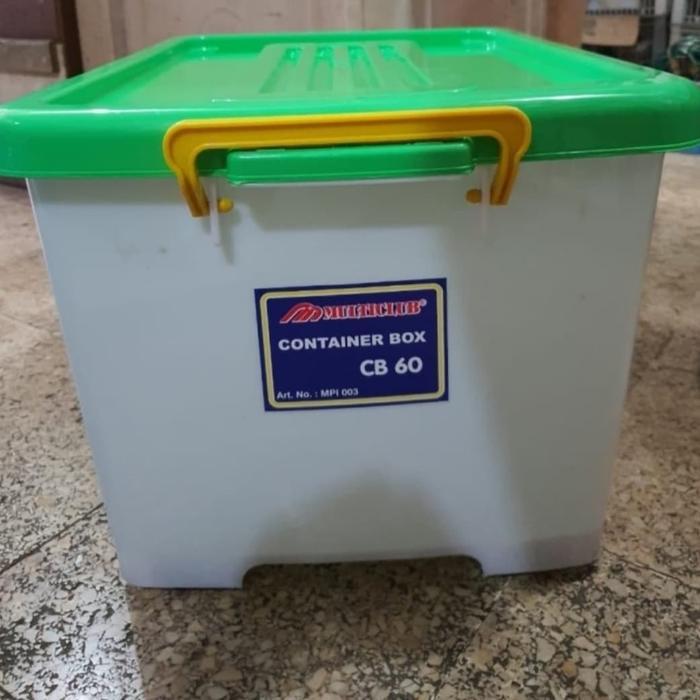 TERLARIS Container Box Multiclub CB 60 Liter Sekelas Stack Wagon Ezy Lion Star READY STOCK