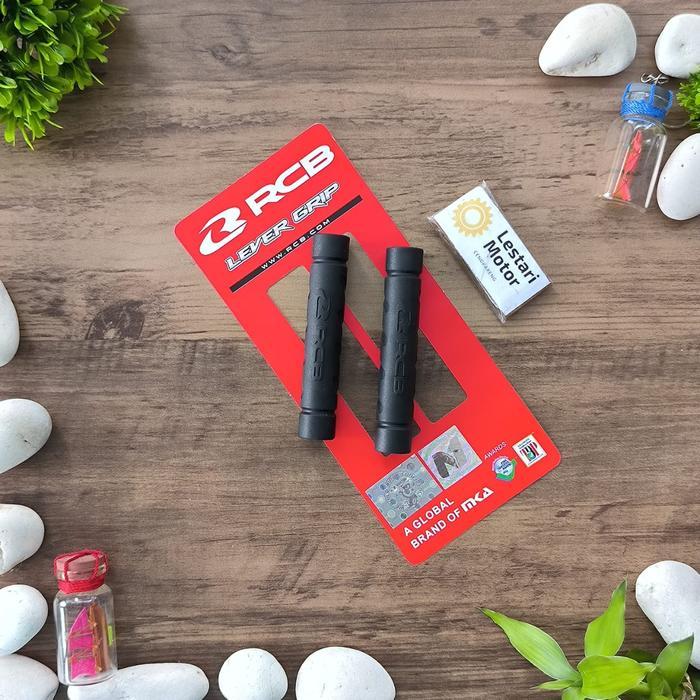 SIAPKIRIM RCB Karet Tuas Handle Handel Rem Kopling Motor RCB Racing Boy Lever Grip LG77 LG 77 Hitam