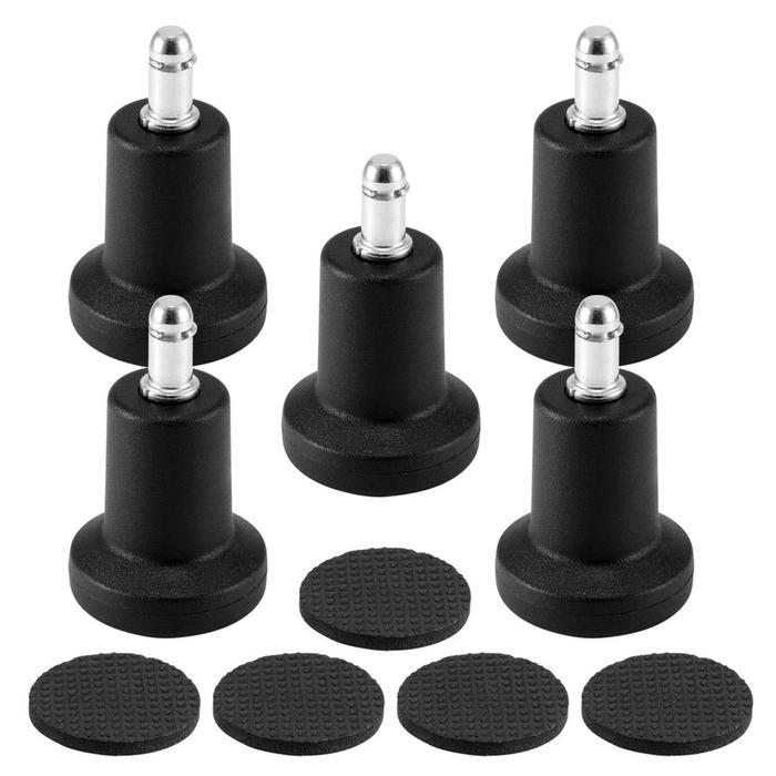5Pcs/Set Kaki Kursi Kantor Tancap Statis Dengan Spons Terpisah Untuk