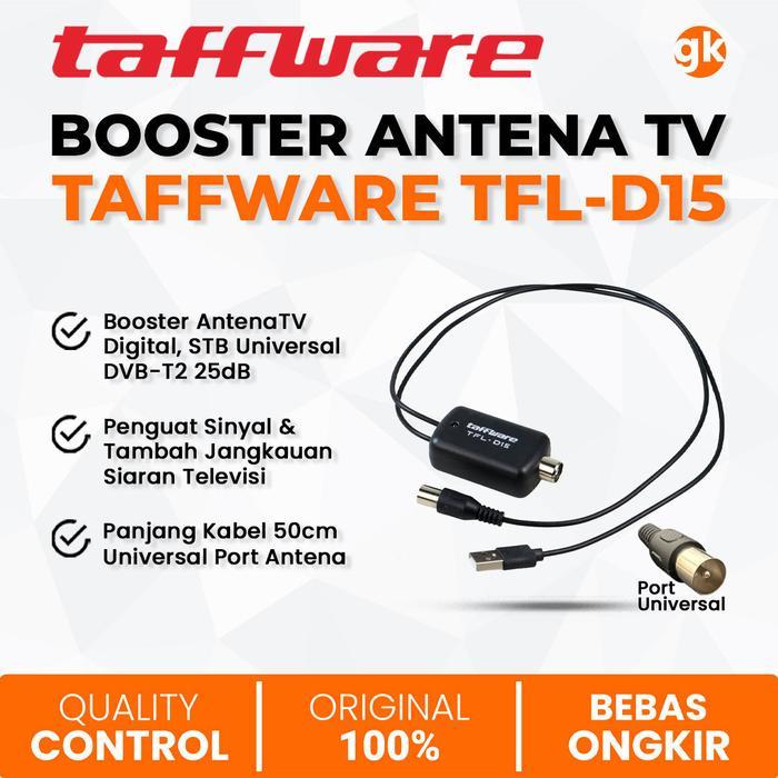 "New" Antena TV Digital Taffware TFL D139 High Gain 25-dB Indoor / Outdoor