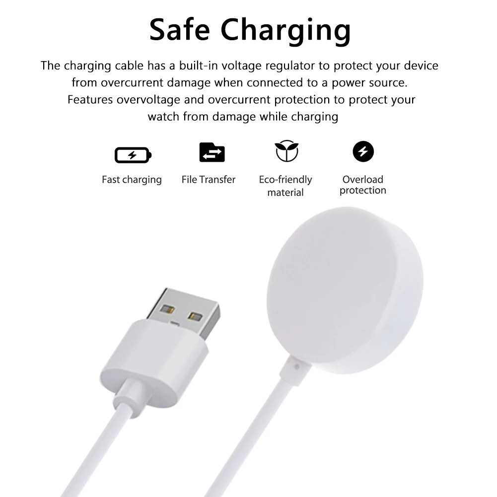 USB Wireless Charger Dock Cord for S7 Pro S8 Pro/DT3 HW22 plus DT100 pro Smartwatch Wireless