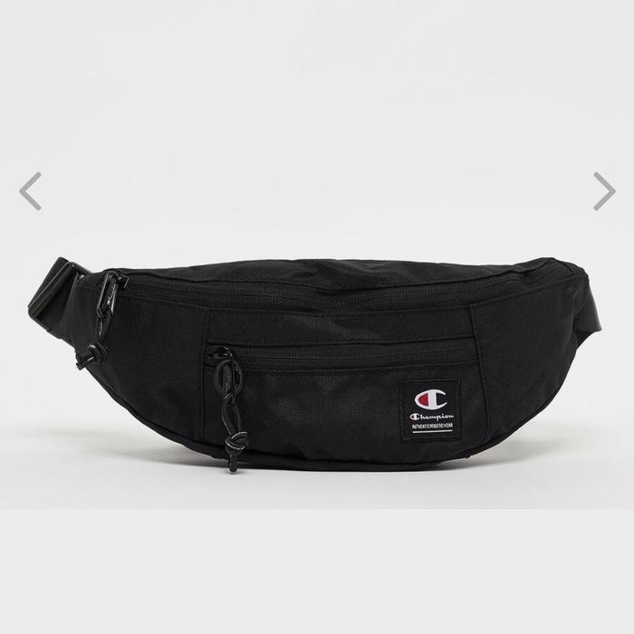 Champion Tas Pinggang Original Champion Waist Bag Lifestyle Belt Champion Tas Pinggang Hitam 100%