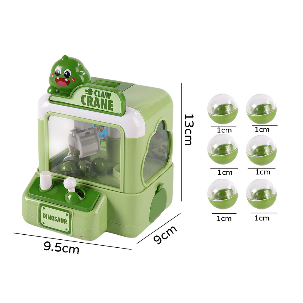 Mini Capsule Toy Game Machine, Mini Claw Machine, Crane Machine with Capsule Balls