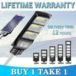 Lampu sorot tenaga surya 3000 watt kecil tapi terang untuk dekorasi taman dan pot bunga