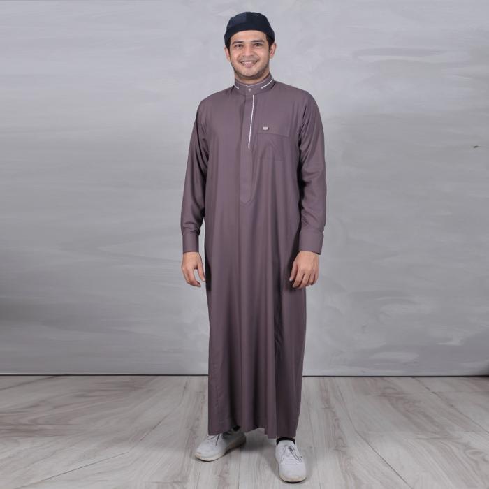Qori Apparel Jubah / Gamis Premium Nuqadah Al Asadi (Lengan Manset) NUQ-2