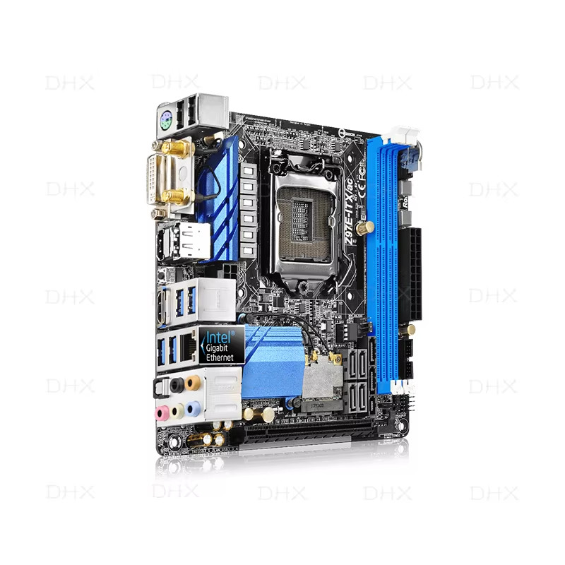 For ASROCK Z97E-ITX/AC Motherboard 16GB HDMI PCI-E3.0 LGA 1150 DDR3 Mini-ITX Z97 Mainboard 100%
