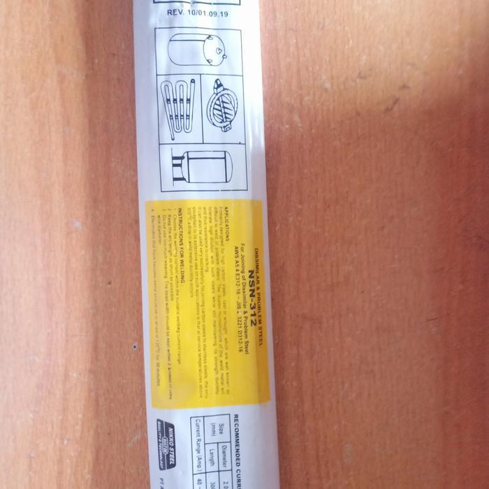 Kawat Las Stainles Nikko Steel 312-3.2 Problem Steel