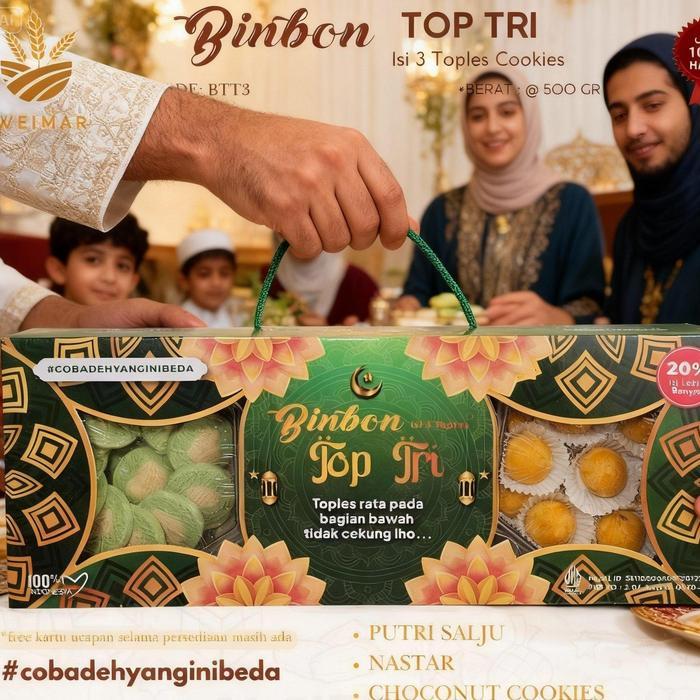 Promo Paket Kue Kering Lebaran - Binbon Top Tri Terjamin