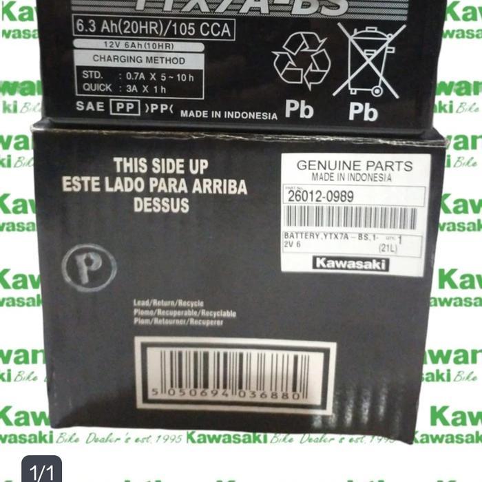 Ready BATTERY AKI ACCU KAWASAKI ZX25R ZX25RR KLX 230 SERIES ORIGINAL
