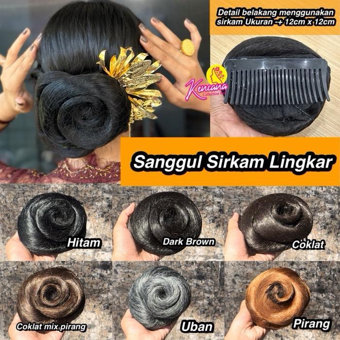 Sanggul Sirkam Lingkar / sanggul model lingkar /sanggul Sirkam