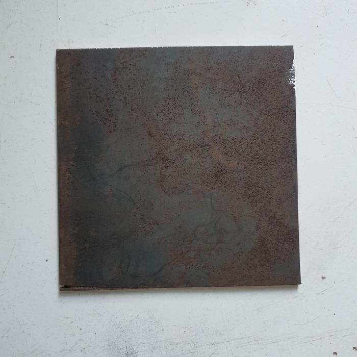 Plat Besi bulat pesanan RHL