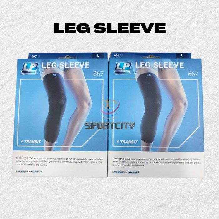 Knee LP Support Panjang Original Deker Lutut Engkel 667 Long