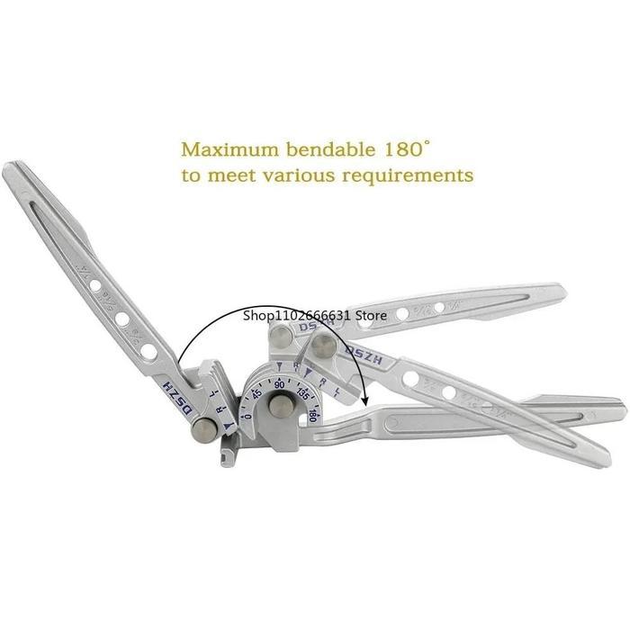 TUBE BENDER 3IN1 PIPE BENDER TUBE BENDING MACHINE 180 DEGREE METRIC TUBING BENDER PIPE BENDING