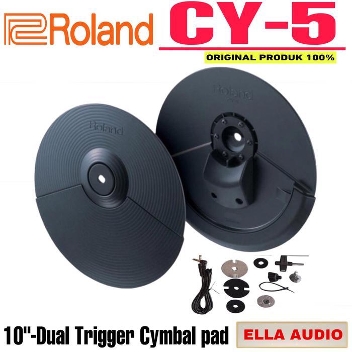 Cymbal Drum Roland CY5 / CY-5 Dual Trigger Cymbal Pad Electric Drum