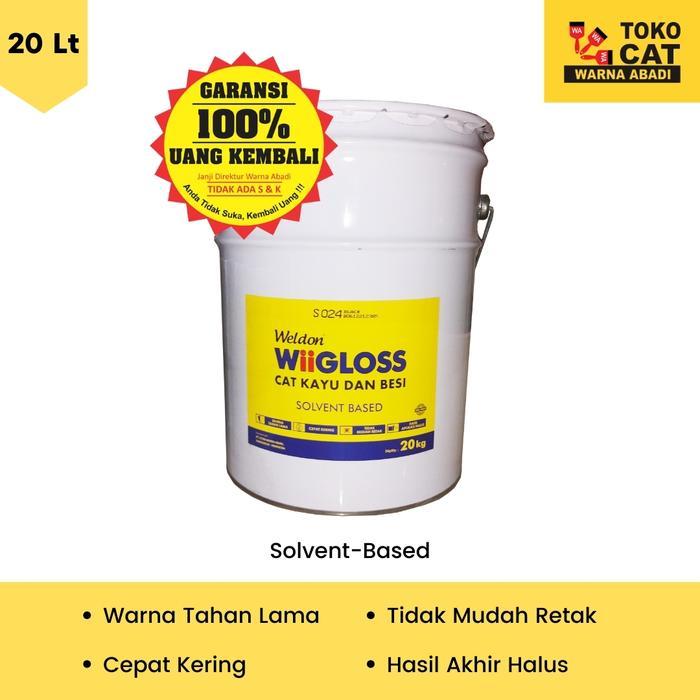 CAT KAYU BESI WELDON WIIGLOSS 20 LITER
