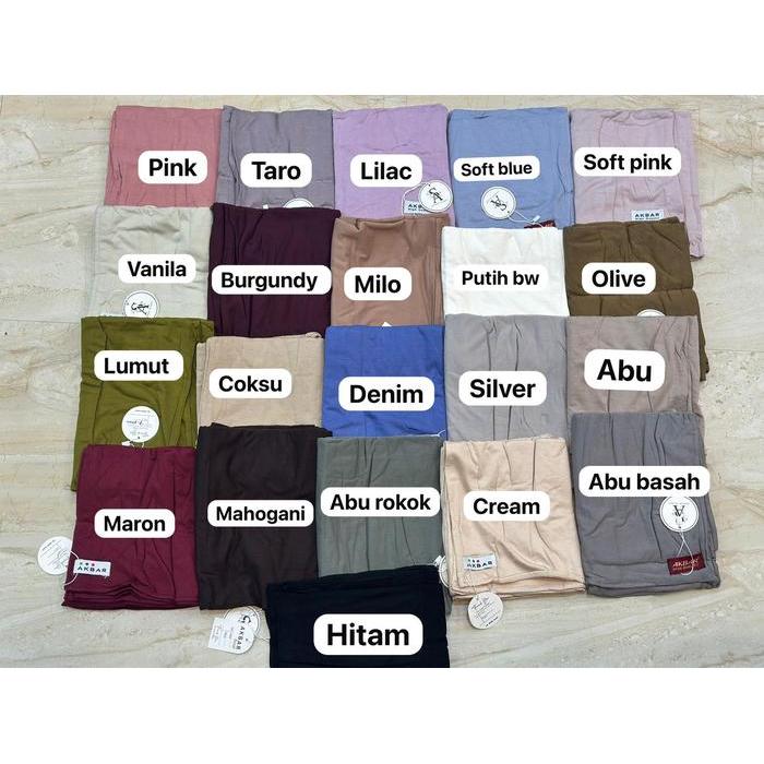 [Beli Banyak Lebih Murah] Akbar Scarf Pashmina Kaos Airflow Meleyot Rayon Cooltech Size 180x75cm -