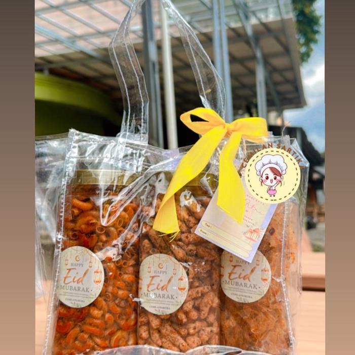 HAMPERS CEMILAN PEDAS - CEMILAN SARTIKA #pelopor 1 hampers makaroni