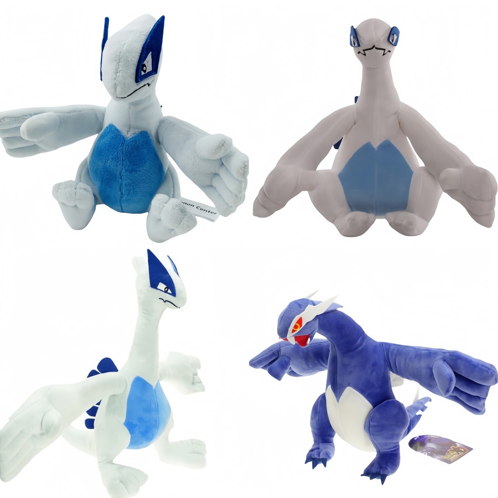 Pokemon Pikachu Lugia Plush Toy Many Forms Lugia Series Peluche Lugia Anime Kawaii Plushies Toys