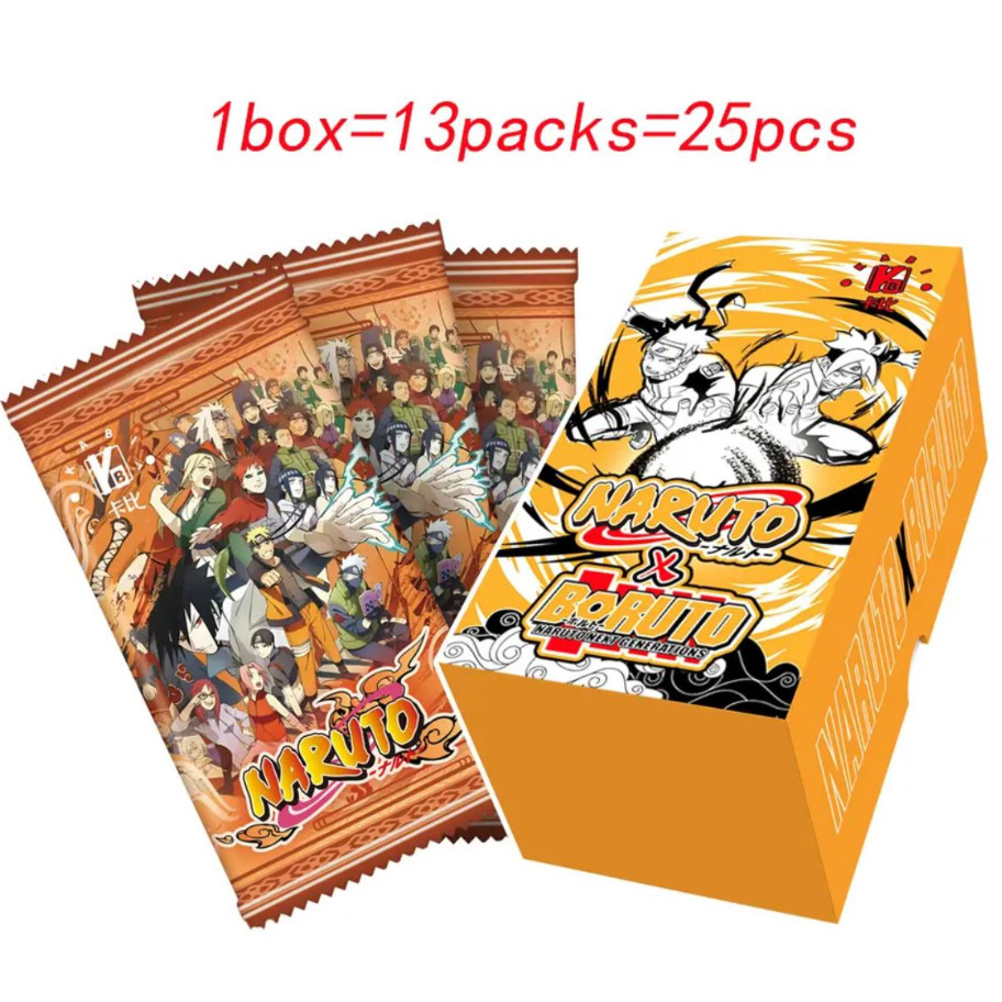 Naruto & Boruto Anime Rare Character Card Sasuke Collection Card Mistery Box Board Toy Birthday Gift