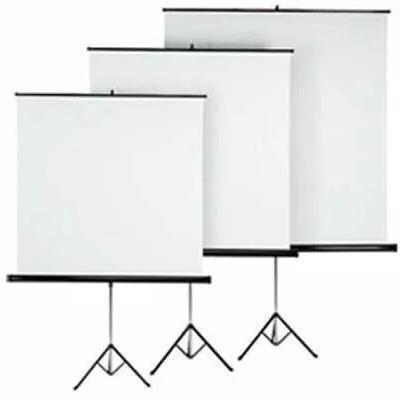 LAYAR 70" TRIPOD SCREEN PROJECTOR/ LAYAR PROYEKTOR UTK BENQ INFOCUS