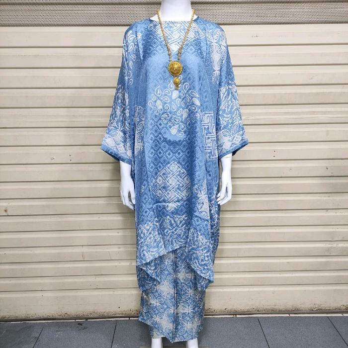 Set Tunik Kalong Batik Viscose Cap Manual / Long Tunik