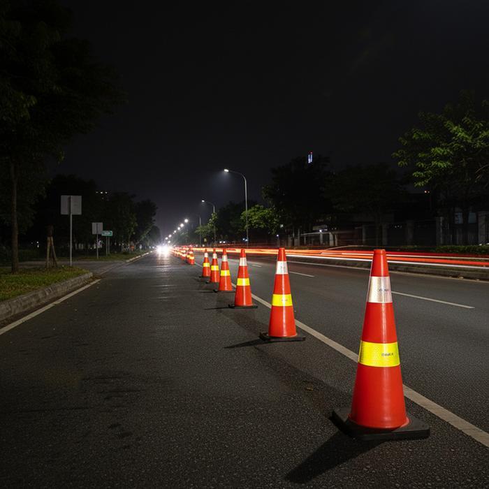 Safety Traffic Cone 90 cm Kerucut Lalu Lintas Tonata 4.3 Kg / Traffic Cone 90cm / Kerucut Pembatas