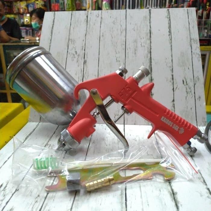 KAIROS SGL ALAT SEMPROT CAT AIR SPRAY GUN F-75G 400 CC