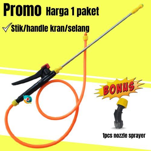 Paket Stik + Handle+Selang Sprayer Elektrik Stik Tangki Elektrik Stik Semprotan Elektrik Stik