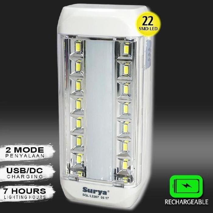 Lampu Emergency LED Surya SQL L 2207 Emergency Lamp Surya
