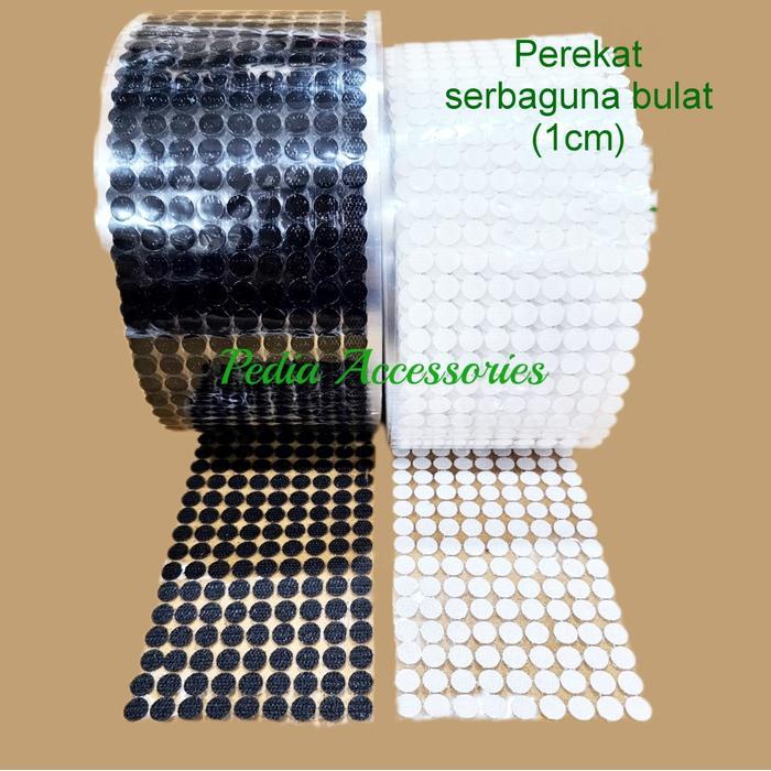 Velcro Tape Bulat 1cm /Velcro Strap /Magic Tape /Sticker Double Side
