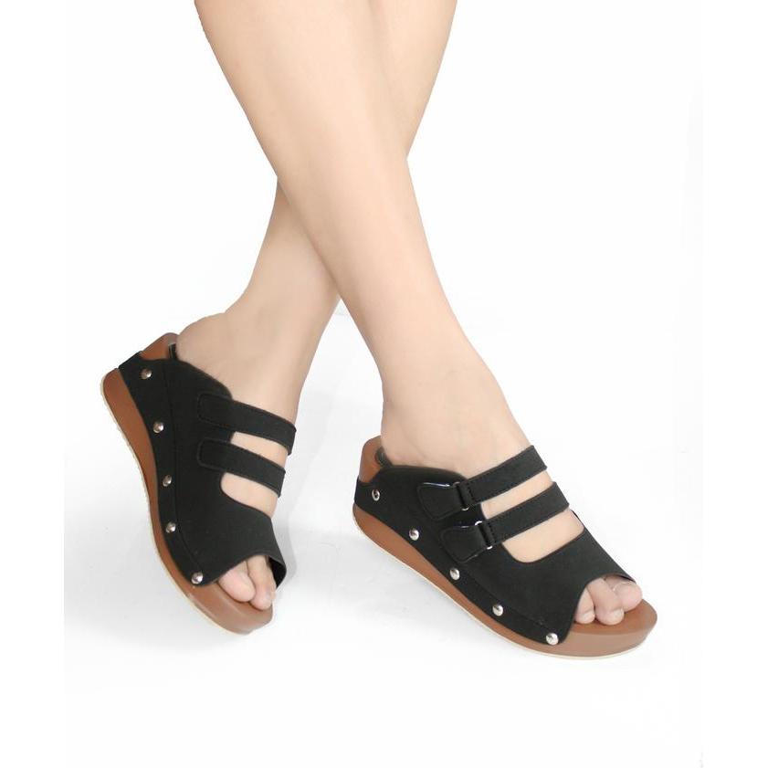 Torry Burch Store - Sandal Wanita Sendal Perempuan Selop Slop Hak Tinggi Pesta Kondangan Kekinian
